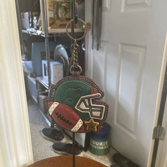 Chala Key Fob/Coin Purse – Football - Picture 1 of 3